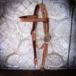 Load image into Gallery viewer, 3/4" Browband Headstall with Swell Cheek Piece
