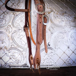 Load image into Gallery viewer, 5/8" Browband Headstall with Swell Cheek Piece
