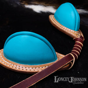 Turquoise Small Size Bucking Rolls
