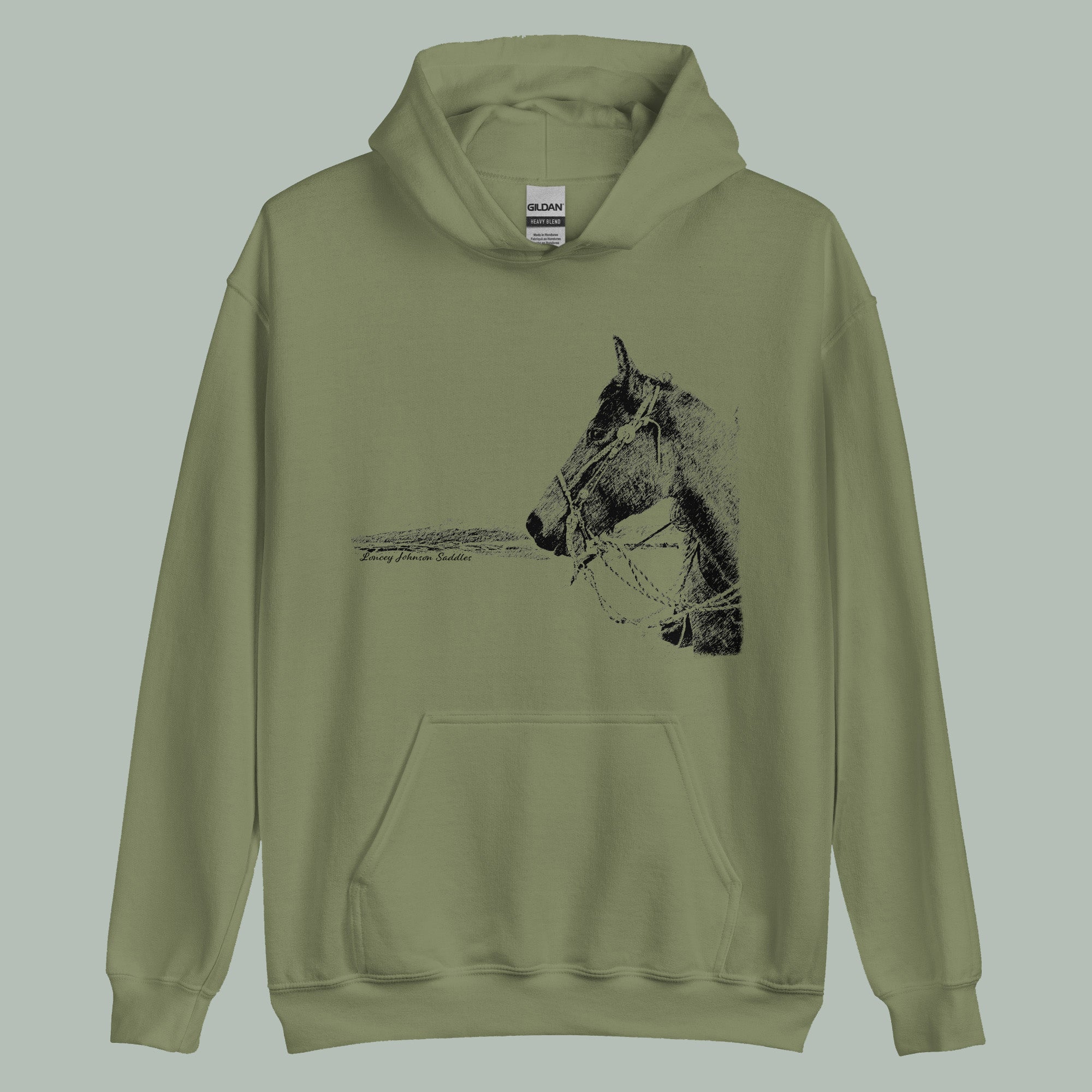 Bridle Horse Graphic Hoodie
