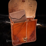 Load image into Gallery viewer, Brown Leather Bolus Pouch
