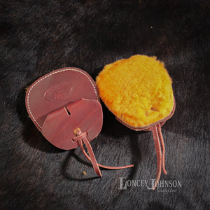 Sheepskin lined Cinch Buckle Cover