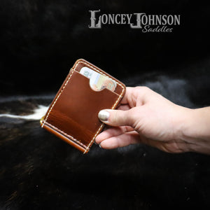 Leather Money Clip Wallet