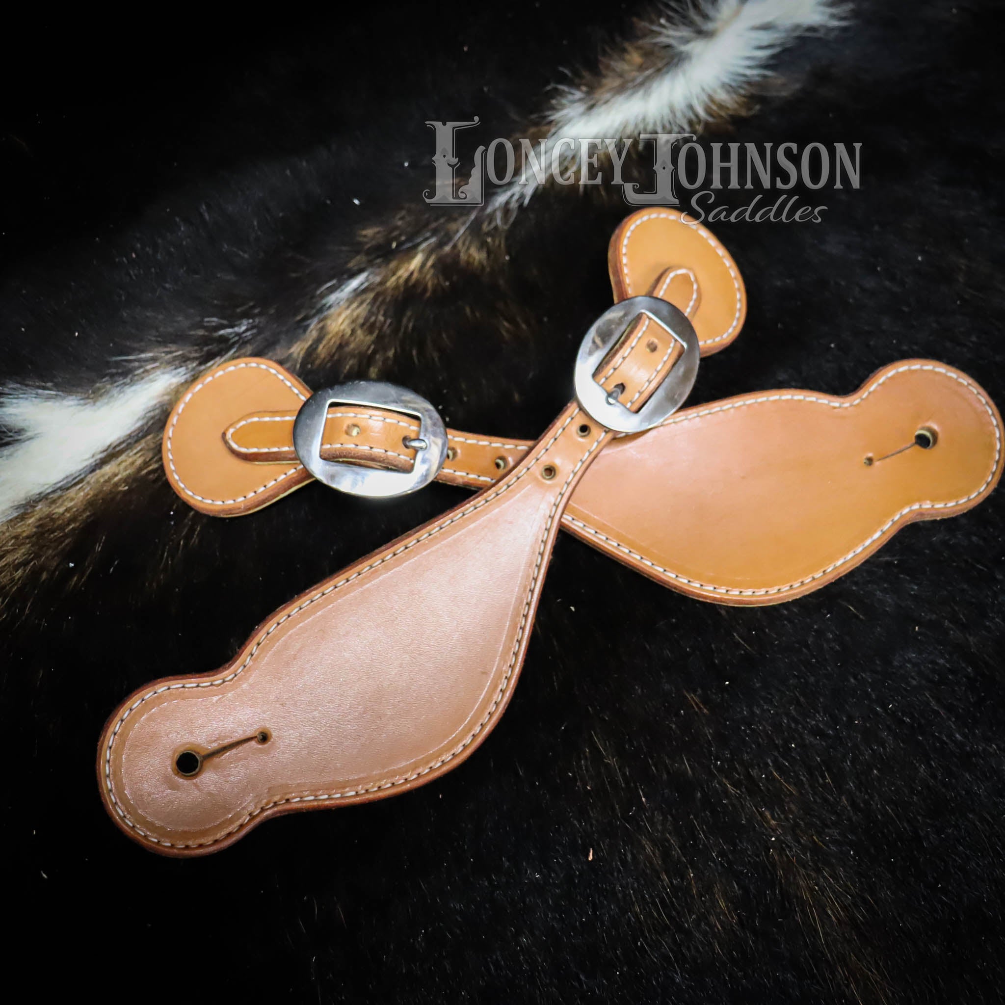 Smooth Out Herman Oak Leather Spur Straps