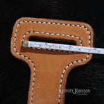 Load image into Gallery viewer, Saddle Water Bottle Holder with Turquoise accents
