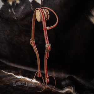 Loop Ear English Bridle Leather Headstall