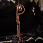 Load image into Gallery viewer, Loop Ear English Bridle Leather Headstall
