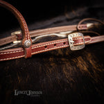 Load image into Gallery viewer, Loop Ear English Bridle Leather Headstall
