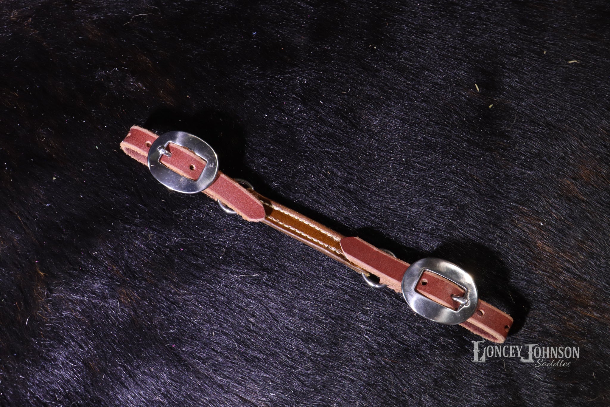 Leather Link Curb Straps