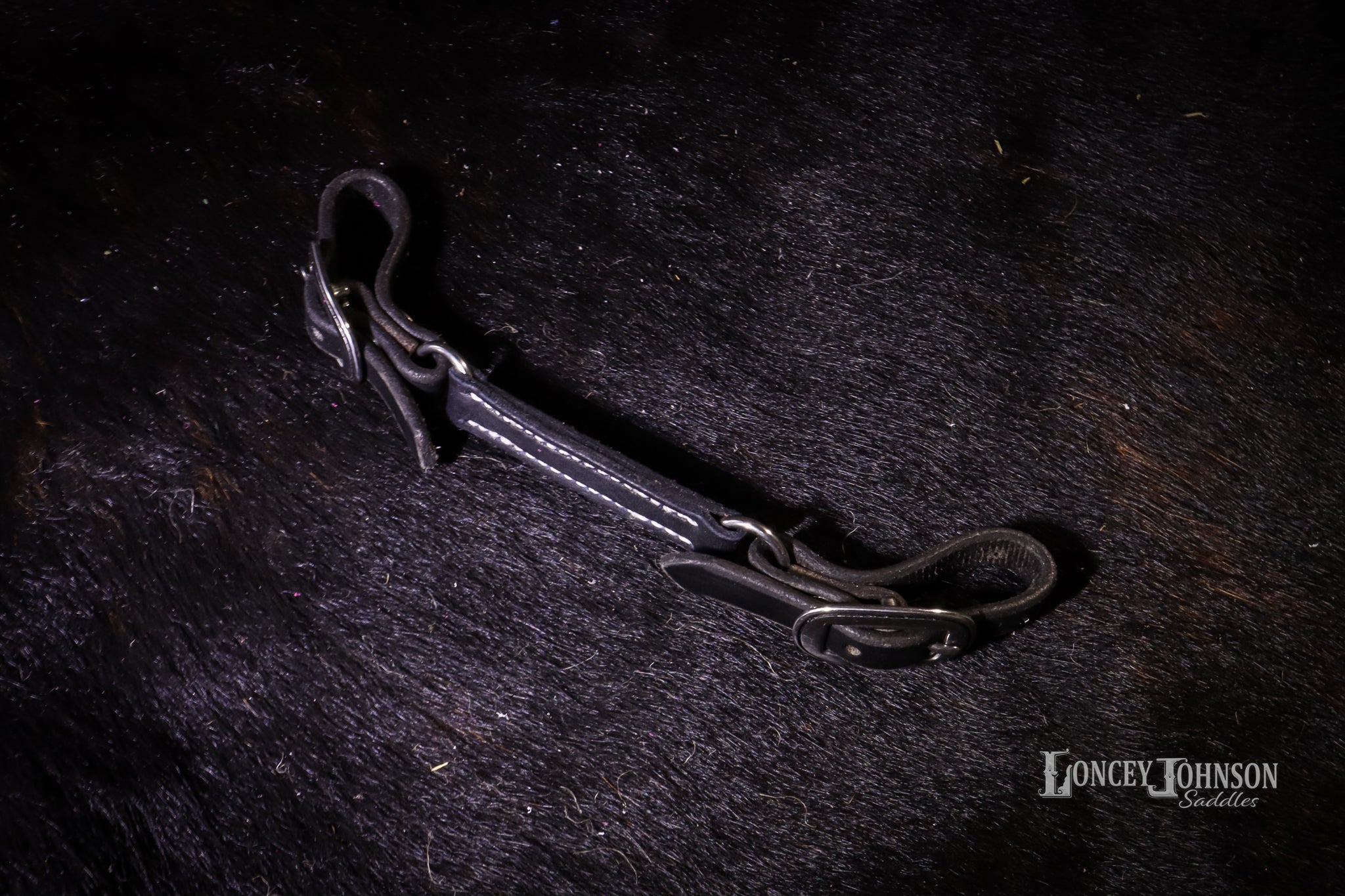 Leather Link Curb Straps