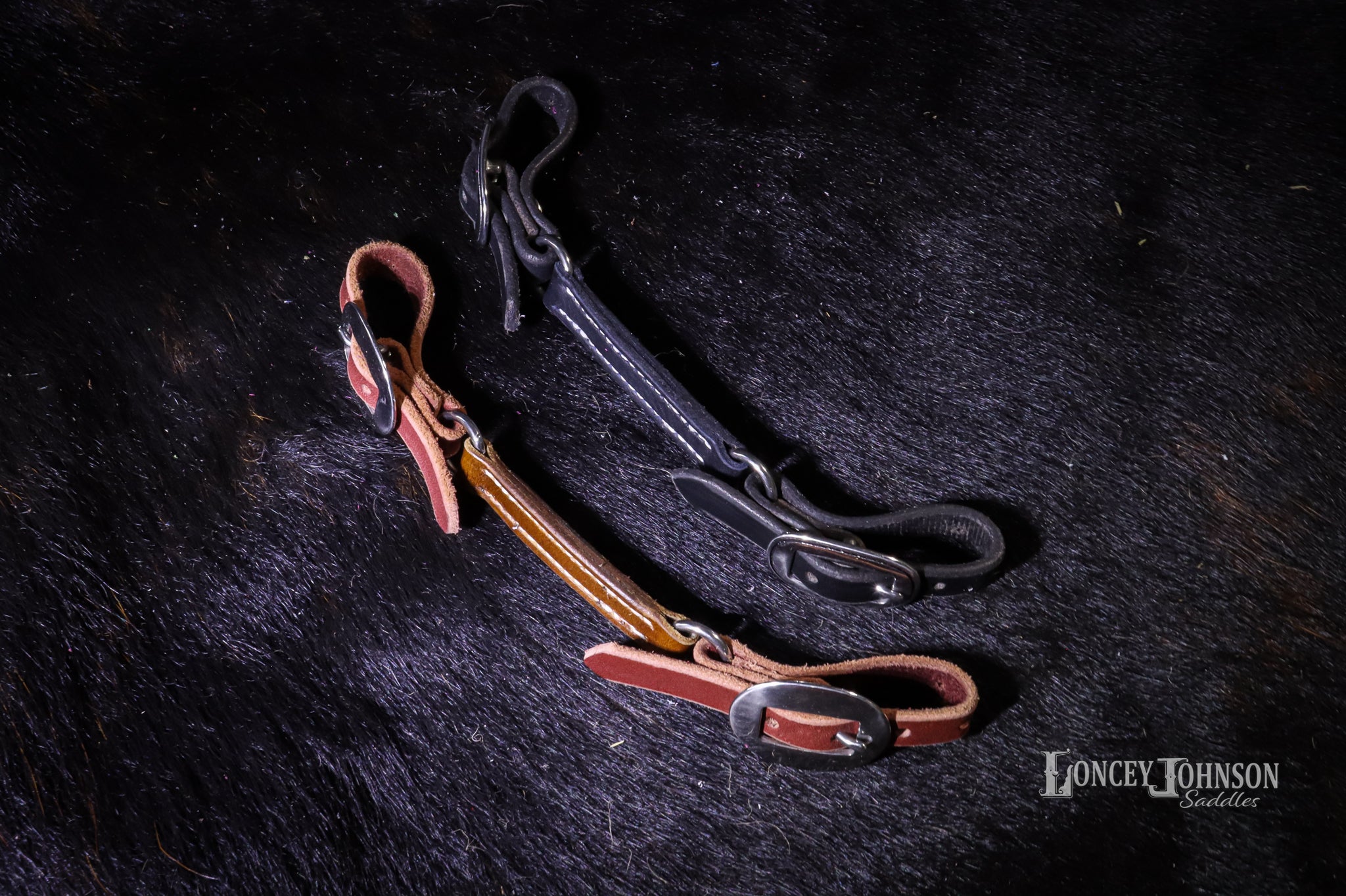 Leather Link Curb Straps