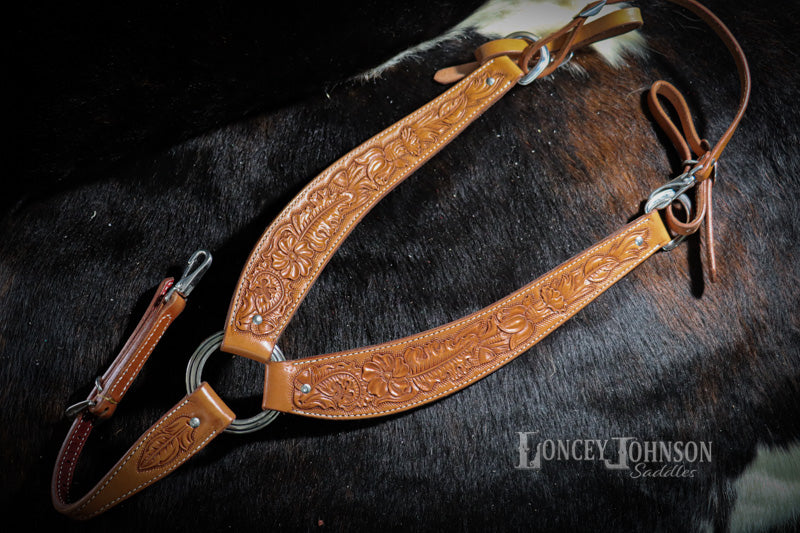 Full Tooled Shaped Breast Collar