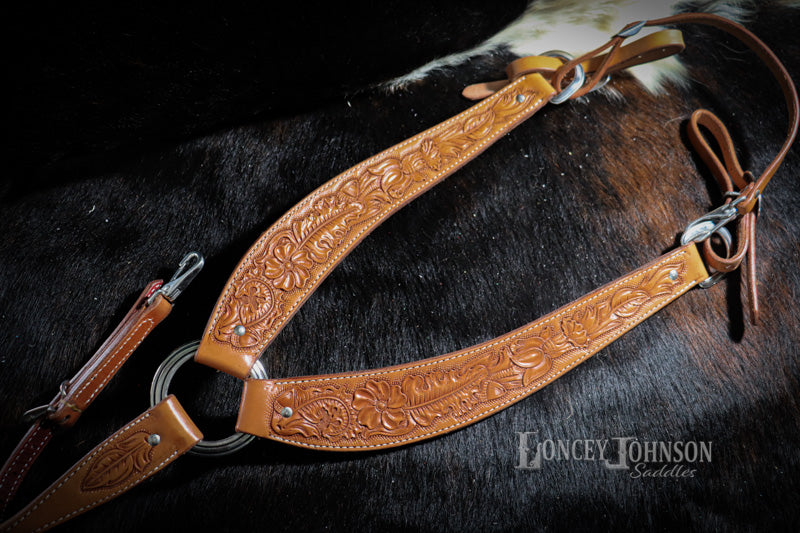 Full Tooled Shaped Breast Collar
