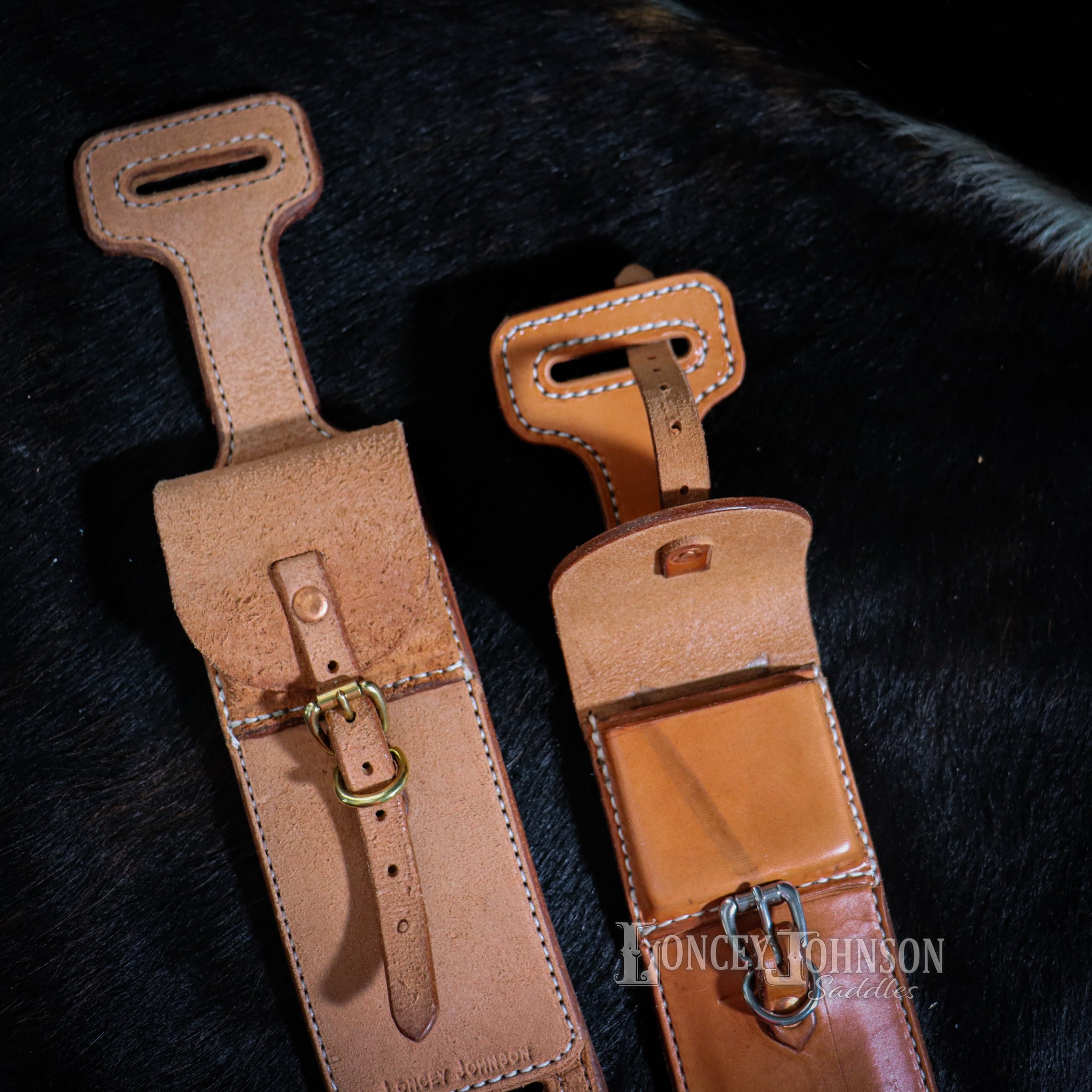 Leather Plier Case with Staple Pouch