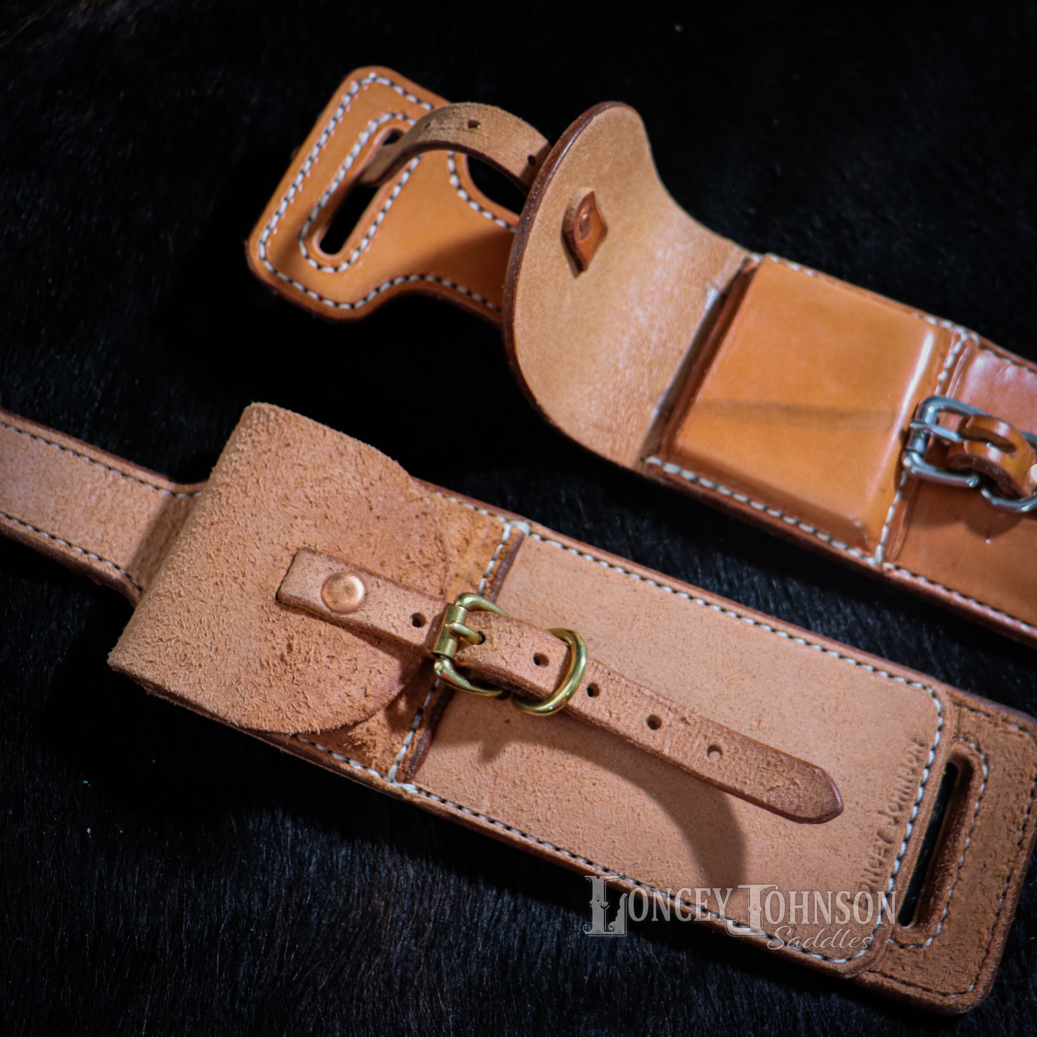 Leather Plier Case with Staple Pouch