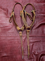 Load image into Gallery viewer, Straight Harness leather Martingale with Solid Brass Hardware
