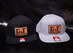 Load image into Gallery viewer, Flat Bill Wool Blend Caps with LJ Saddles Leather Patch
