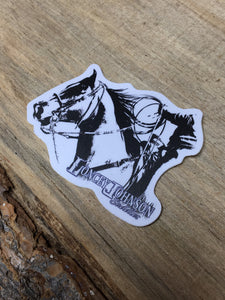Lonesome Dove Bridle Horse Sticker