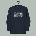Load image into Gallery viewer, Loncey Johnson Saddles and Scroll Unisex Hoodie
